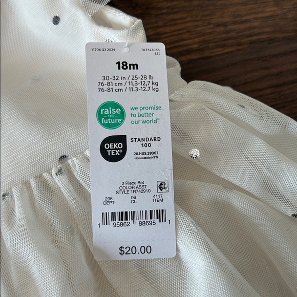 NWT Bundle of Carters Baby Girl Formal Dress 18 Month | 18 month Formal Dress - Picture 9 of 13